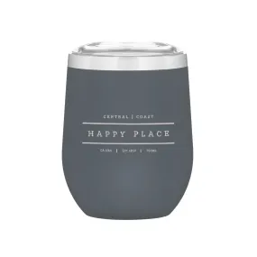 Stemless Stainless Steel Powder Coated Wine Cup Central Coast Happy Place