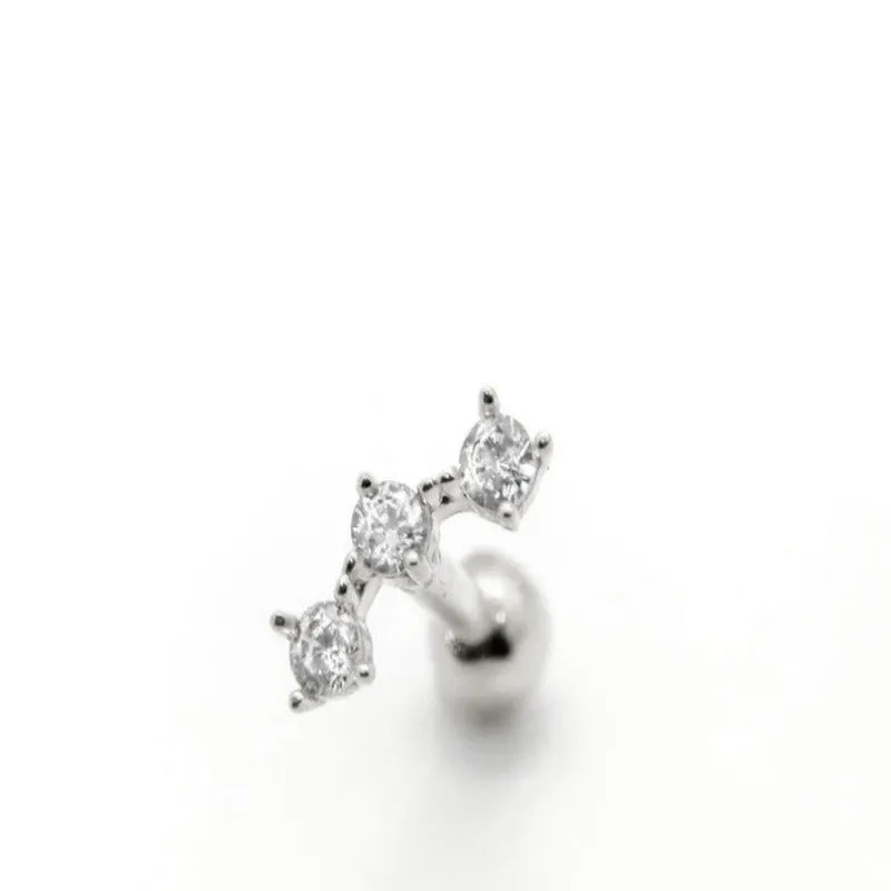 Sterling Silver Ear Stud Charming Earrings For Women