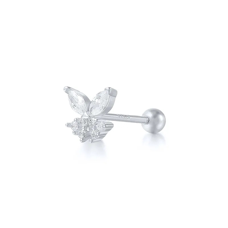 Sterling Silver Ear Stud Charming Earrings For Women