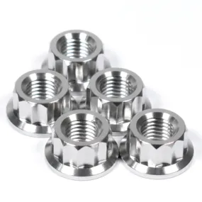 Suzuki GSXR1000 Titanium 12 Point Sprocket Nuts (K1 K2 K3 K4 K5 K6 K7 K8), 2001-2008