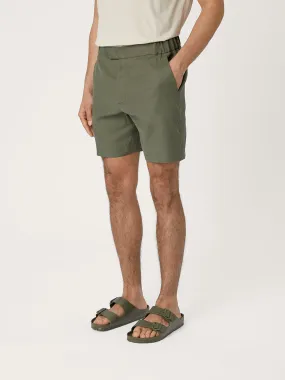 The 12 Shorts Linen 7" || Olive | Linen