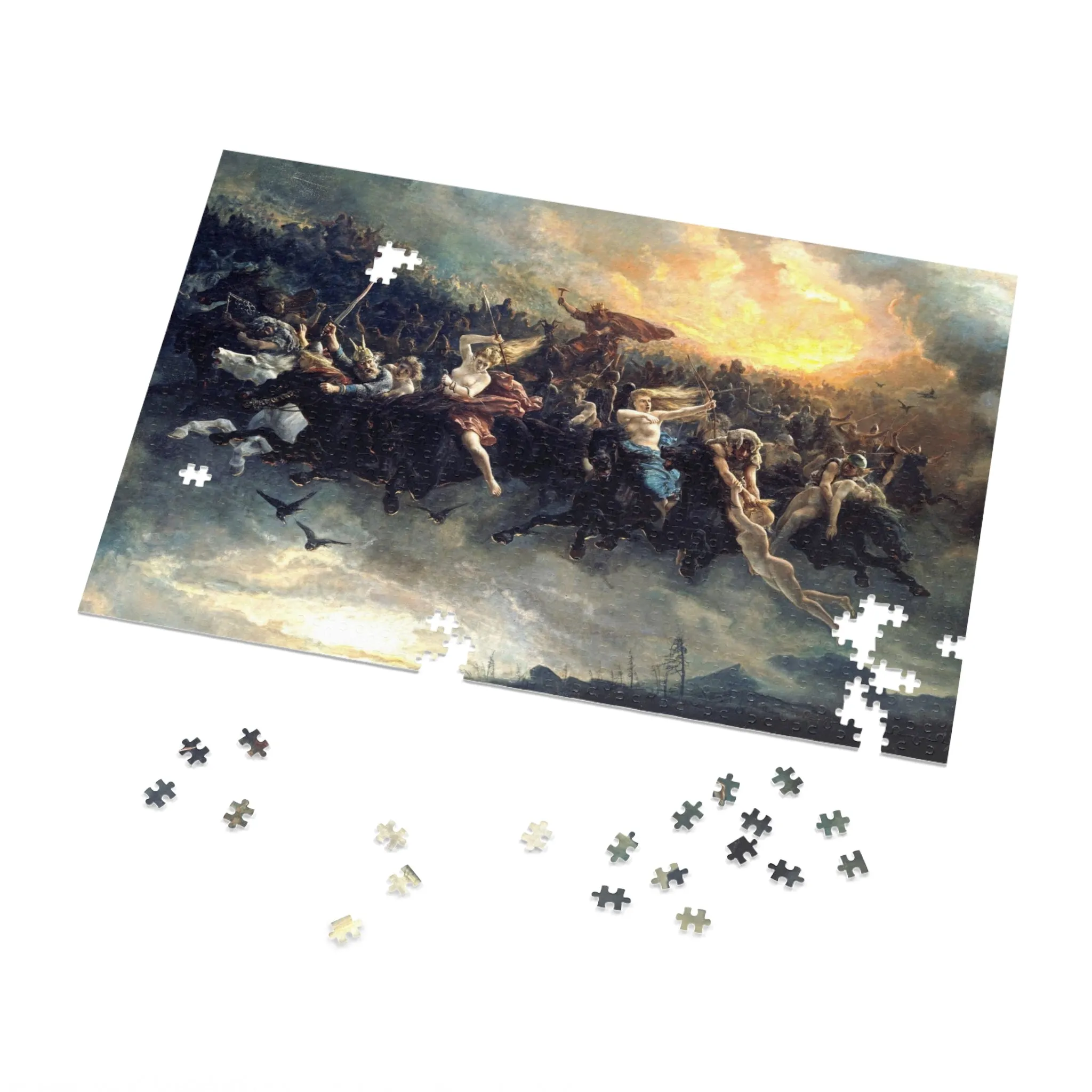 The Wild Hunt of Odin Puzzle (252, 500 or 1000 pieces)