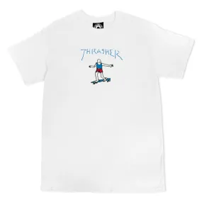 Thrasher Gonz Logo Tee White