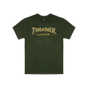 Thrasher Trademark Tee - Forest Green