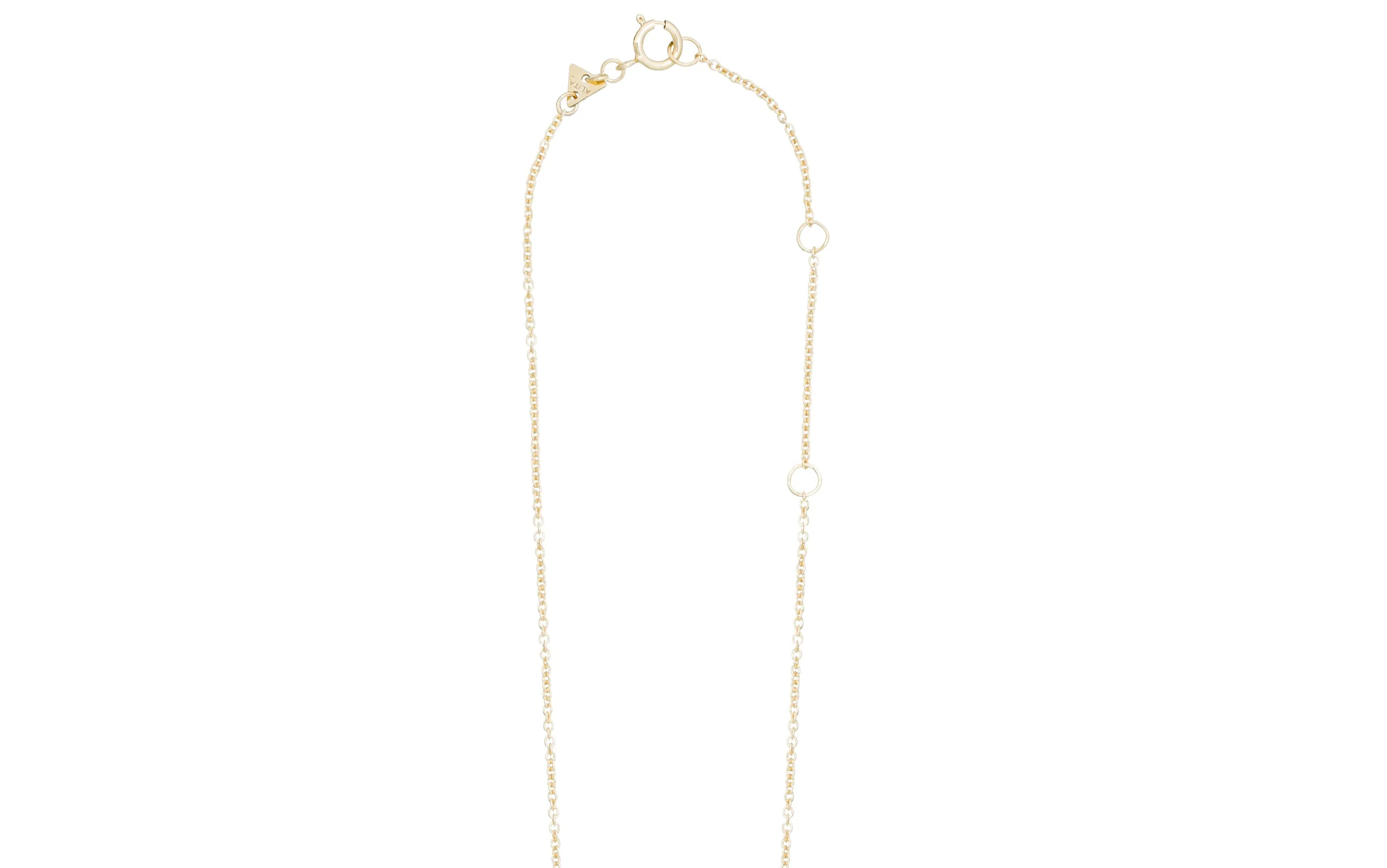 TRI BAGUETTE CITRINE NECKLACE