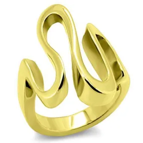 WildKlass Stainless Minimalists Steel Ring IP Gold Women