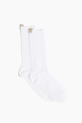 Yves Sock in White